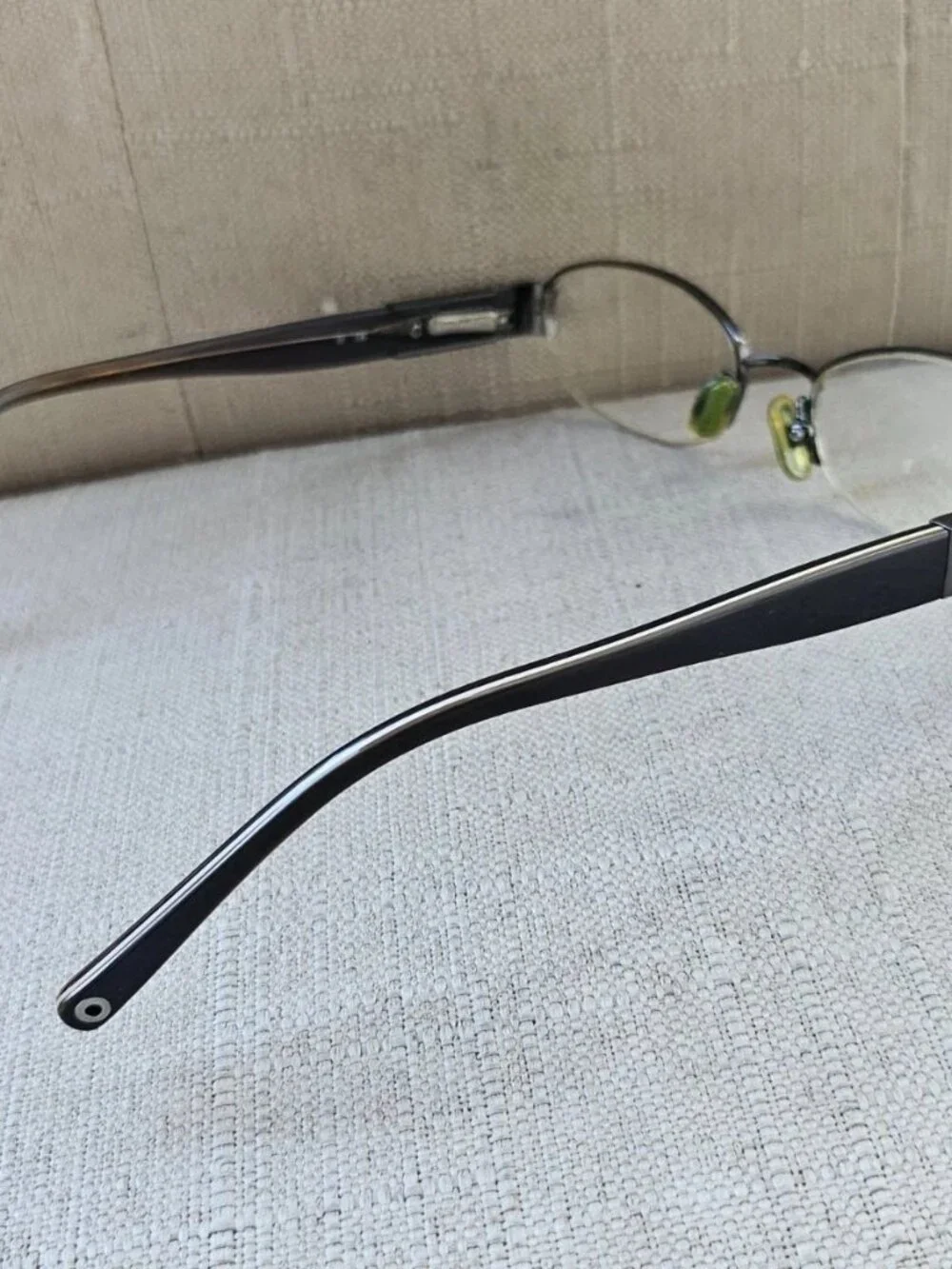 Vintage Coach Women Eyeglasses LUELLA Dark Gunmetal Tone Eyewear Glasses